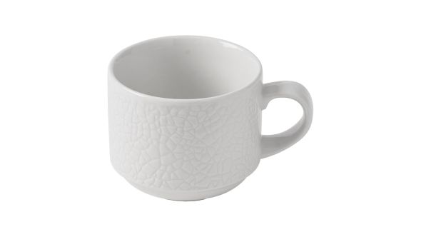 Churchill Viana Stacking Cups White 220ml (12 Pack) WHVINSC81