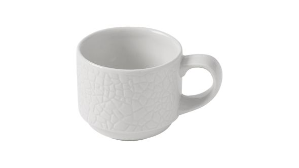 Churchill Viana Stacking Cups White 90ml (12 Pack) WHVINSC31