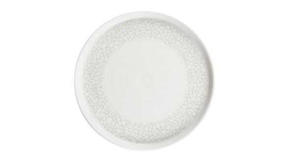 Churchill Viana Walled Plates Charcoal Grey 210mm (6 Pack) CGVIWP211