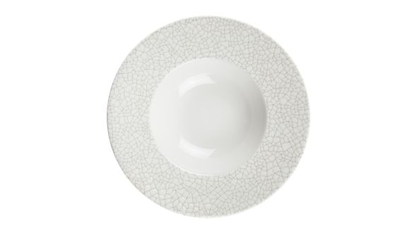 Churchill Viana Wide Rim Bowls Charcoal Grey 240mm (12 Pack) CGVIVWBM1