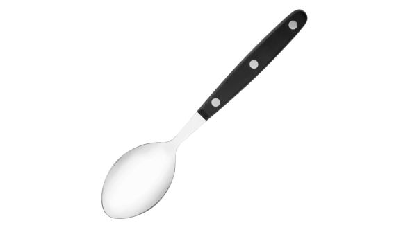 Olympia Taverna Dessert Spoons with Black Handles (12 Pack) BFC0601S