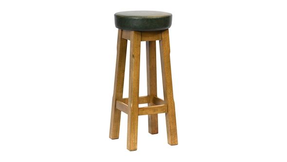 Everyday Wessex Weathered Oak High Stool with Bison Cedar Seat (2 Pack) JF973