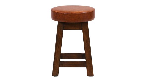 Everyday Wessex Vintage Low Stool with Bison Tan Seat (2 Pack) JF981