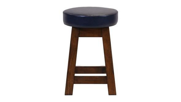 Everyday Wessex Vintage Low Stool with Bison Midnight Seat (2 Pack) JF984