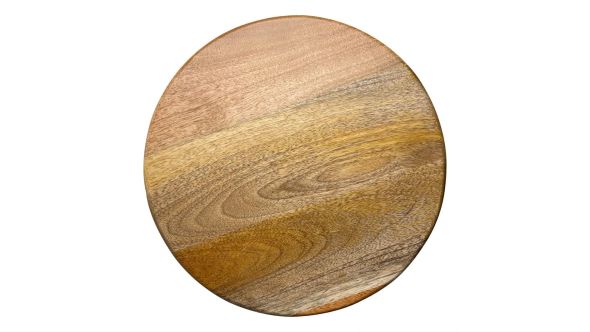 Olympia Mango Wood Round Display Stand with Legs 300x40mm 64368