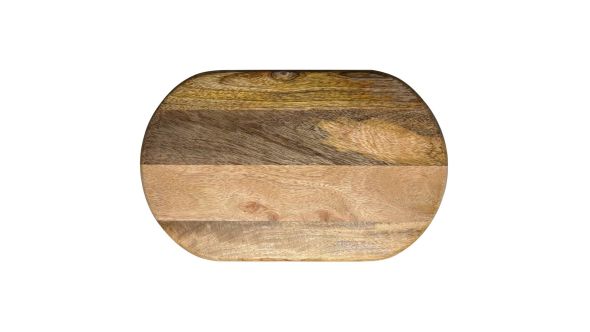 Olympia Mango Wood Rounded Rectangular Display Stand with Legs 350x220mm 64340L