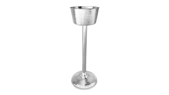 Olympia Wine Bucket Stand Hammered Stainless Steel WS35H