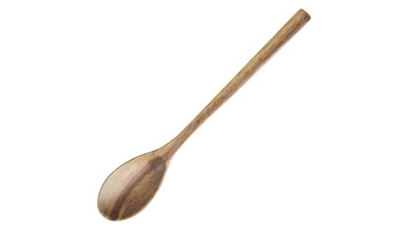 Olympia Miso Acacia Wood Ramen and Pho Spoons 240mm (6 Pack) CL473224AC6