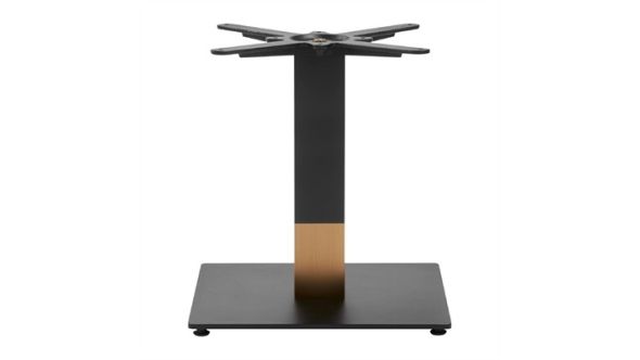 Everyday Boston Sleek Small Square Coffee Table Base Black & Gold JK450