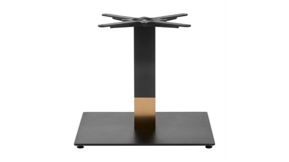 Everyday Boston Sleek Large Square Coffee Table Base Black & Gold JK454