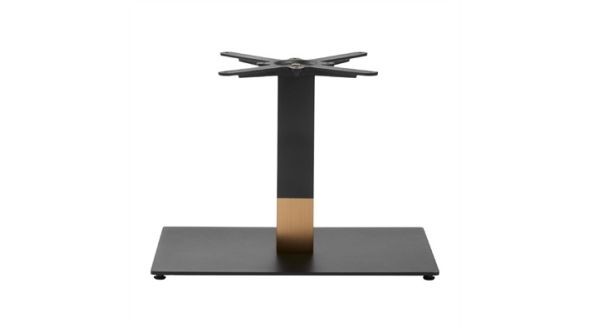 Everyday Boston Sleek Small Rectangular Coffee Table Base Black & Gold JK458