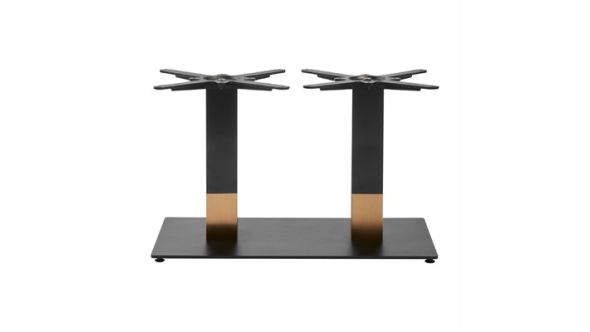 Everyday Boston Sleek Large Rectangular Coffee Table Base Black & Gold JK462