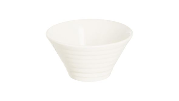 Arcoroc Appetizer Spiral Dishes White 85mm (24 Pack) R0743