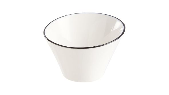 Arcoroc Appetizer Ludico Bowls Black Line 95mm (24 Pack) Q8191