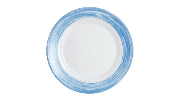 Arcoroc Brush Plates Blue 252mm (12 Pack) P3945