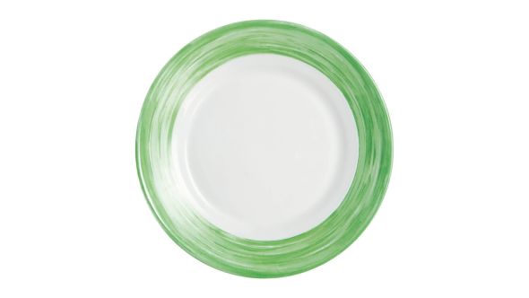 Arcoroc Brush Dessert Plates Green 195mm (12 Pack) 49142