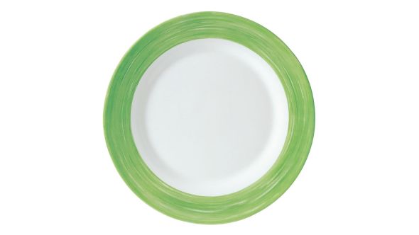 Arcoroc Brush Side Plates Green 155mm (24 Pack) 49115