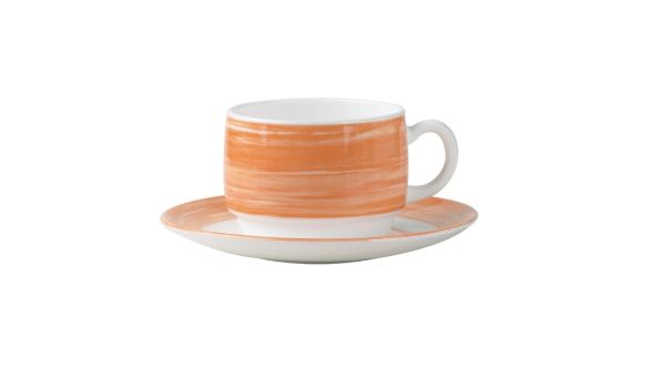 Arcoroc Brush Cups Orange 190ml (48 Pack) C3782