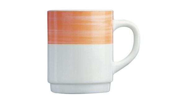 Arcoroc Brush Mugs Orange 250ml (36 Pack) 54719
