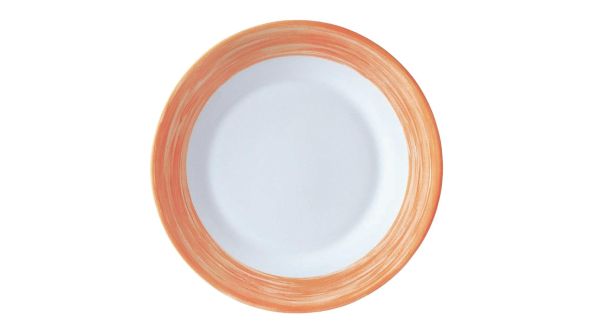 Arcoroc Brush Plates Orange 235mm (24 Pack) 49120