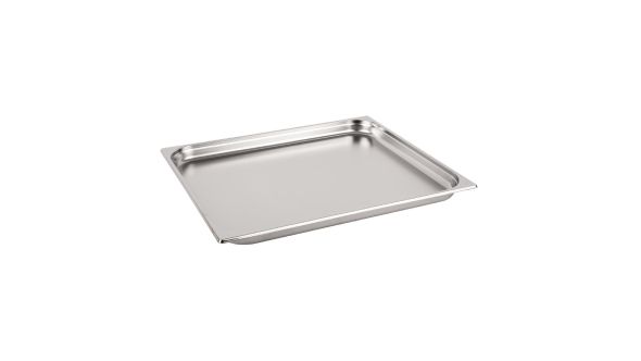 Vogue Stainless Steel 2/1 Gastronorm Tray 40mm