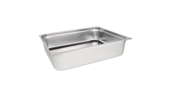 Vogue Stainless Steel 2/1 Gastronorm Tray 150mm