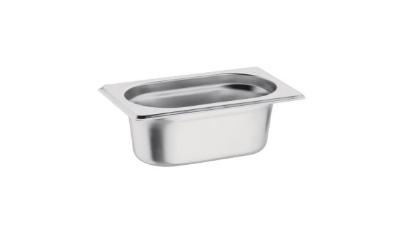 Vogue Stainless Steel 1/9 Gastronorm Tray 65mm