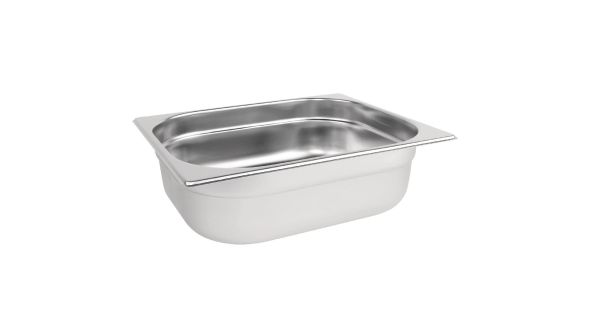 Vogue Stainless Steel 1/2 Gastronorm Tray 100mm