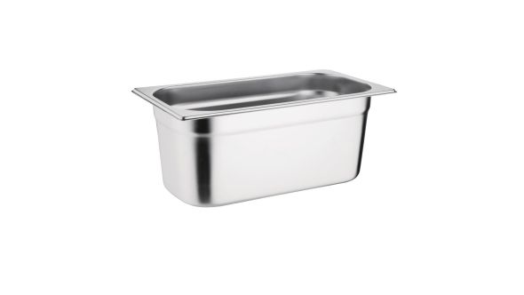 Vogue Stainless Steel 1/3 Gastronorm Tray 100mm