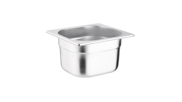 Vogue Stainless Steel 1/6 Gastronorm Tray 100mm