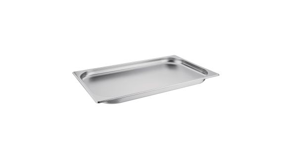 Vogue Stainless Steel 1/1 Gastronorm Tray 20mm