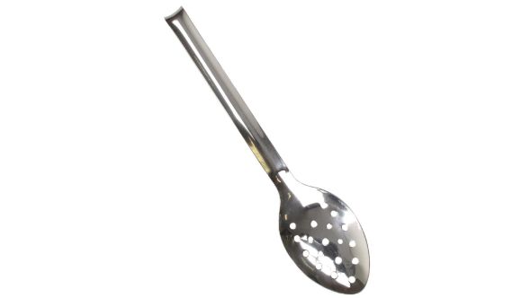 Vogue Perforated Spoon with Hook 12"