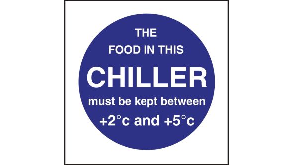 Vogue Food In This Chiller Sign