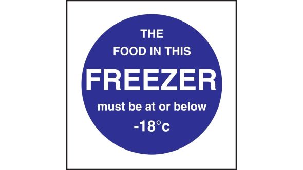 Vogue Food In This Freezer Sign