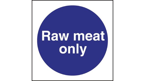 Vogue Raw Meat Only Sign