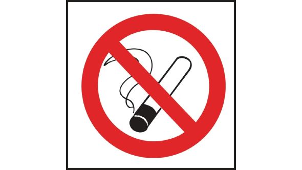 Square No Smoking Symbol Sign
