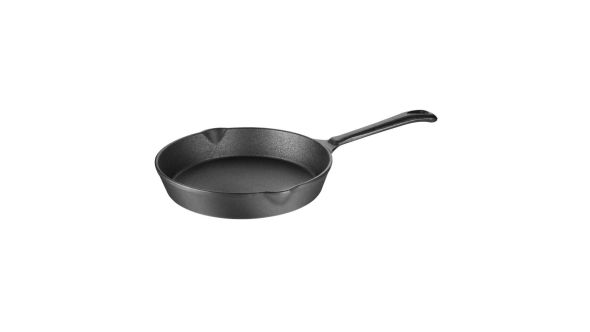 Vogue Round Cast Iron Skillet Pan 20cm