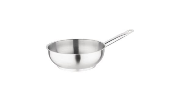 Vogue Stainless Steel Sauté Pan 20cm