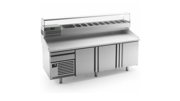 Infrico MP2300 Triple Hinged Door Pizza Prep Counter