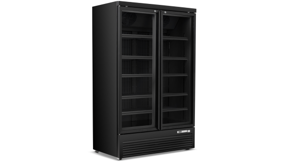 Blizzard BMF2 Double Hinged Glass Door Display Freezer