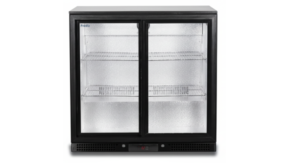 Prodis NT2BSLO-LE Low Profile Double Sliding Door Bottle Cooler 208L