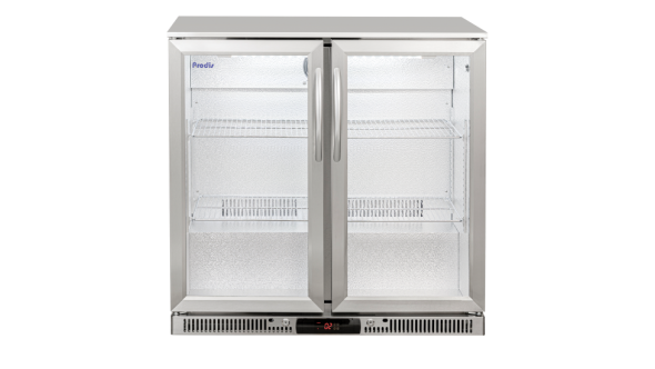Prodis NT2ST-LE Stainless Steel Double Door Bottle Cooler 180 Litres