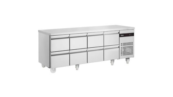Inomak PN2222-HC 583L Eight Drawer Gastronorm Counter Refrigerator