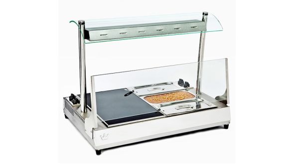 King Edward Vista VBM-2 - Large Bain Marie 2 x 1/1GN Stainless Steel