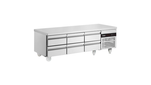 Inomak PWN333-HC Six Drawer Low Height Snack Counter