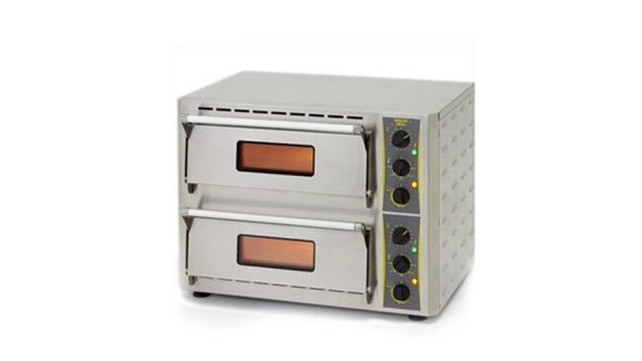 Roller Grill PZ430D Twin Oven, (2x) 510mm x 320mm with Stone Base