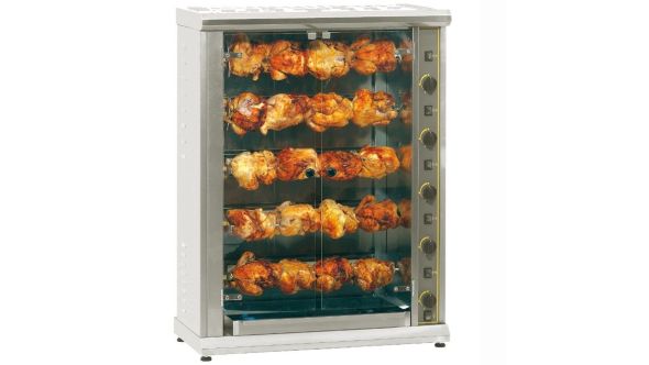 Roller Grill RBG200 Five Spit Large Gas Rotisserie