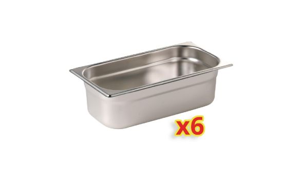 Gastronorm Container Kit 1/4GN (6 Pack)