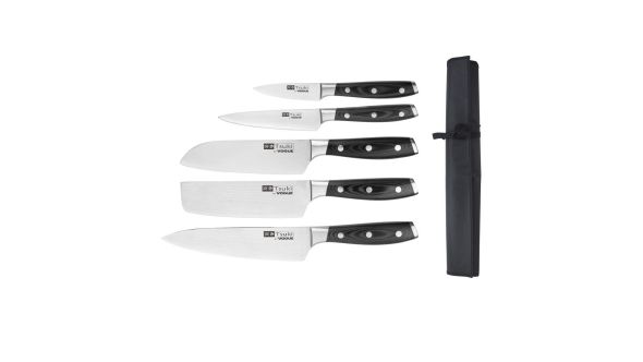Vogue Tsuki 5-Piece Knife Set & Wallet Series 7