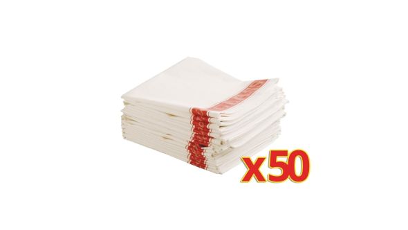 Vogue Bulk Buy Glass Cloths (E910) (50 pack)